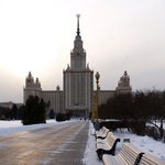 Скамейка чугунная МГУ